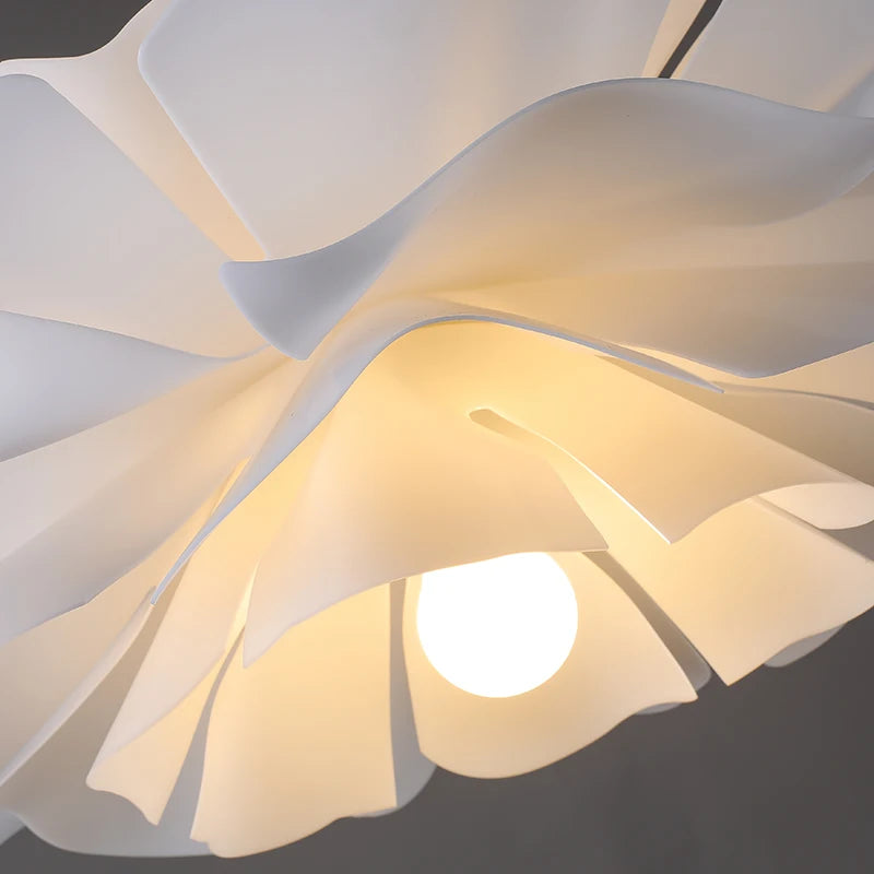 Nordique chambre fleur lustre créatif mode fille chambre lampe moderne simple salle à manger salon décoration lustre - vue 5 sur 9