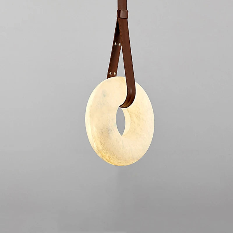 suspension en marbre avec ceinture personnalisable idéal hôtel restaurant - vue 4 sur 6