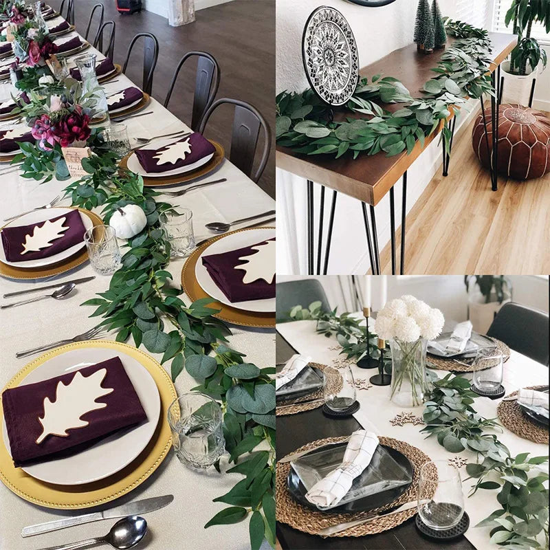 guirlande de lierre artificielle pour décoration de mariage et fête - vue 8 sur 7
