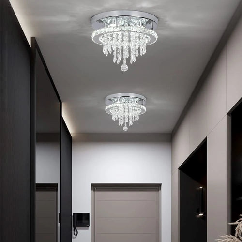 Lustre Cristal Plafond Moderne Suspension - vue 4 sur 7