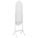 White floor mirror 45.5x47.5x160 cm wood engineering interior decoration wall Decker living room decoration