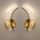 applique murale aile nordique art moderne luxe porche lumière
