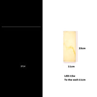applique murale art deco marbre étanche pour intérieur et extérieur
