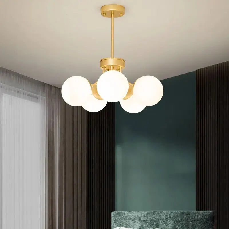 lustre led nordique 	 pour éclairage intérieur suspendu - vue 3 sur 10