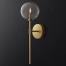 applique murale boule de verre post-moderne éclairage rétro nordique