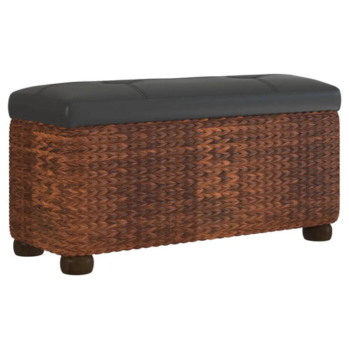 2PCS Storage Benches with cuship for Living Room Room Entryway Storage Ottoman for Blankets, Storage Toys rtan Woven - vue 3 sur 7