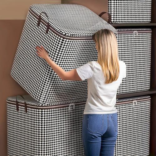 sac de rangement pliant grande capacité pour vêtements avec poignée