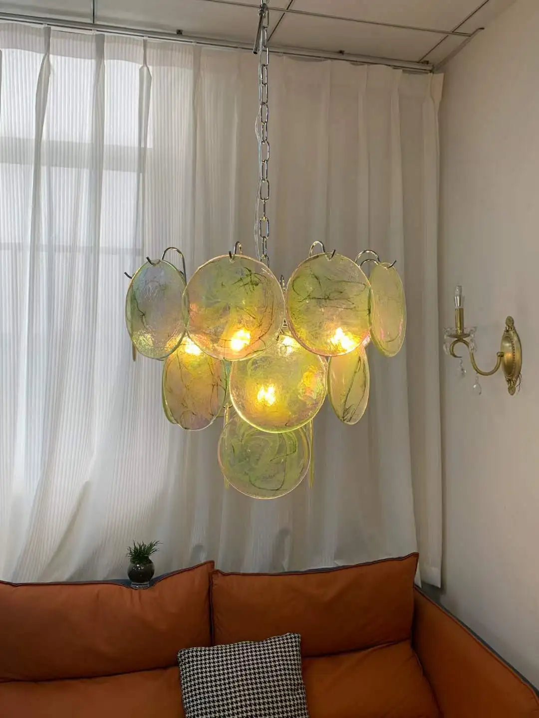 lustre rétro français italien design pour un intérieur élégant - vue 6 sur 11