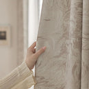 Rideau occultant motifs modernes pour chambre salon