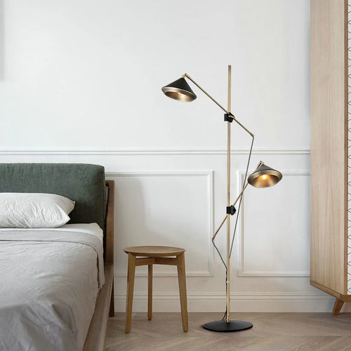lampadaire moderne avec haut-parleur design luxe réglable - vue 3 sur 7