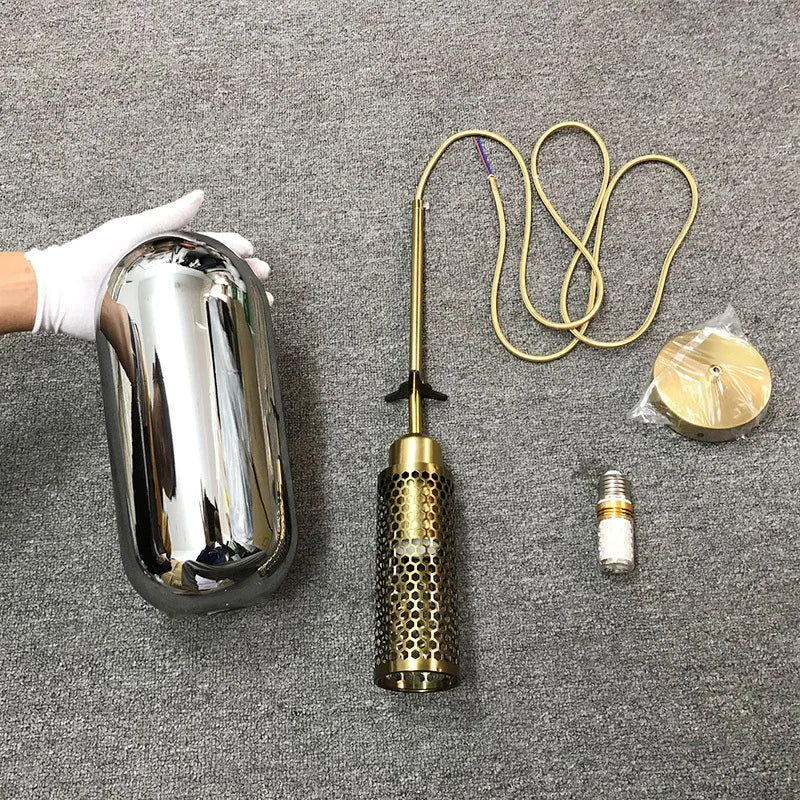 Suspension modernes nordiques pour salle à manger abat-jour en boule de verre cuisine chambre chevet décor lampe suspendue lustres luminaire - vue 4 sur 13
