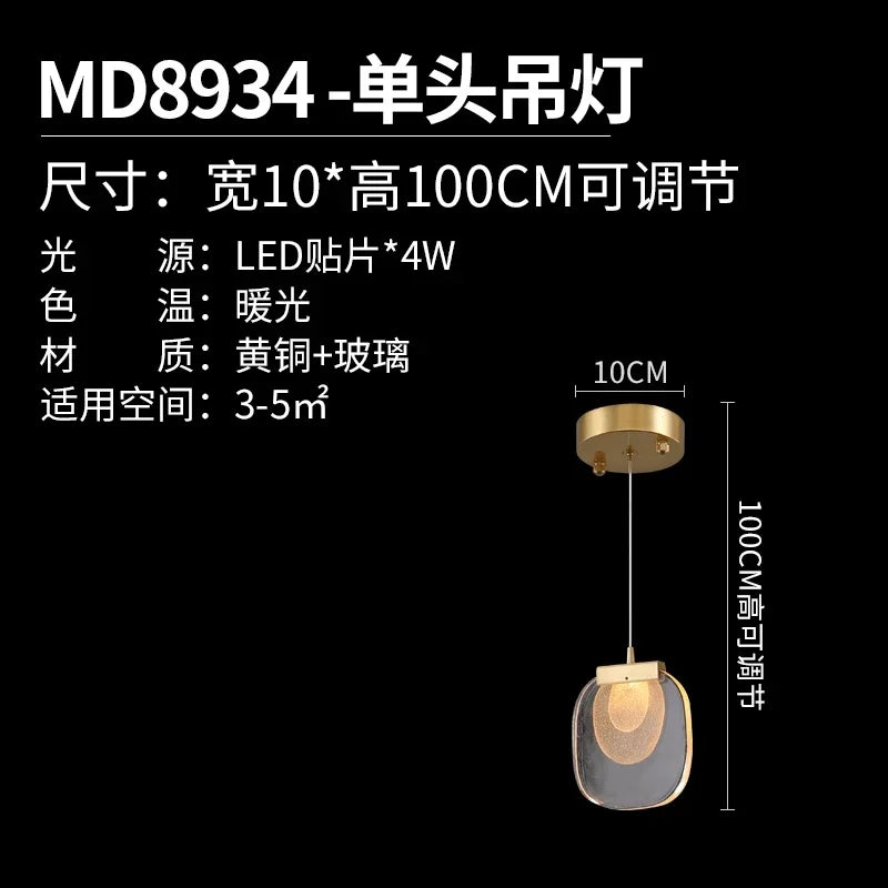 suspension design nordique luxe pour décoration intérieure moderne - vue 8 sur 8