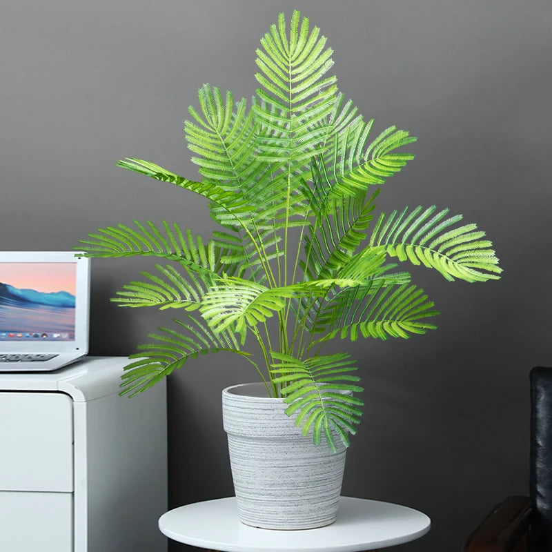 palmier tropical artificiel grandes feuilles pour décoration intérieure et extérieure - vue 2 sur 7