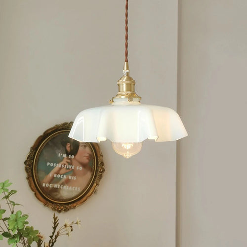 lampe suspendue rétro nordique en verre pour bar hôtel