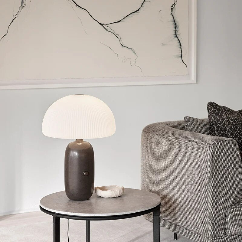 Lampe de table en marbre Simple et luxueuse - vue 3 sur 7