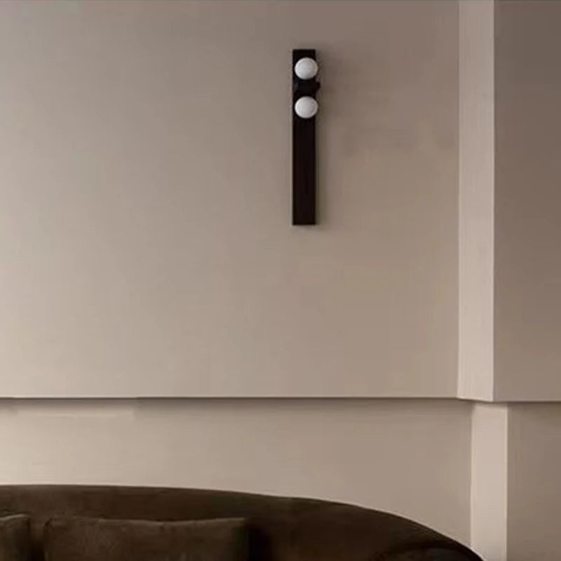 applique murale moderne boule de verre luminaire créatif pour hôtel - vue 6 sur 8