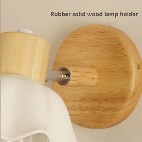 applique murale nordique en bois pour intérieur moderne - vue 6 sur 9