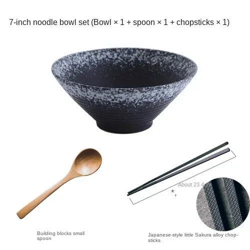 Bol ramen ceramique style japonais motif traditionnel cuisine