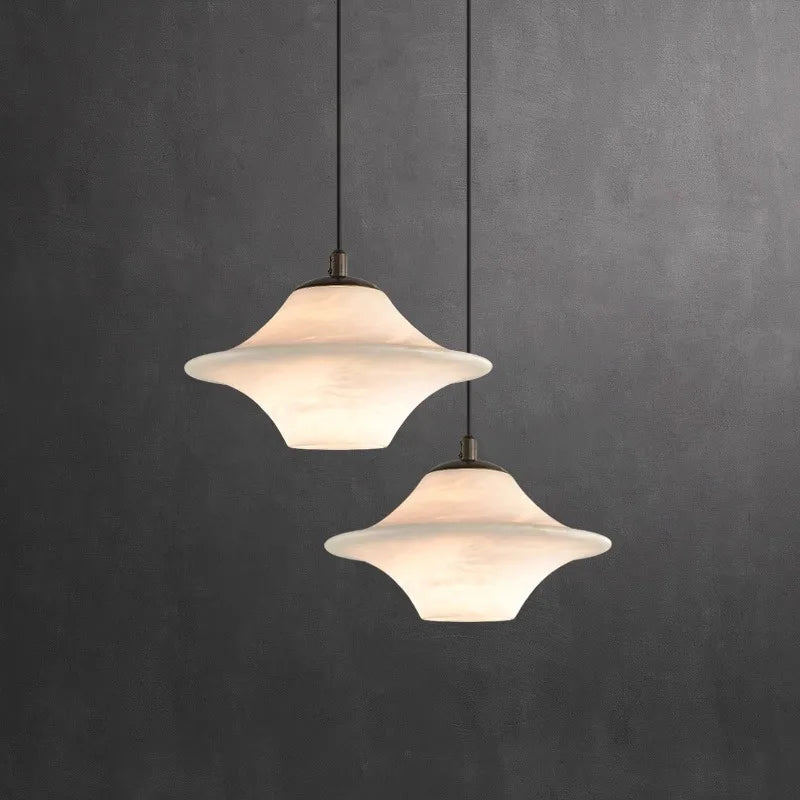 suspension en marbre design moderne décoratif - vue 3 sur 14