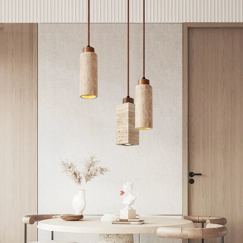 suspension en pierre pour restaurant nordique wabi sabi - vue 5 sur 8