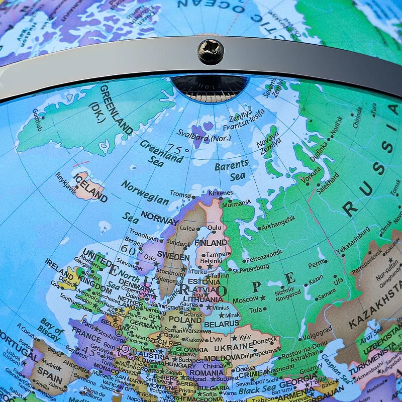 globe terrestre lumineux avec base rotative pour la rentrée scolaire - vue 7 sur 18