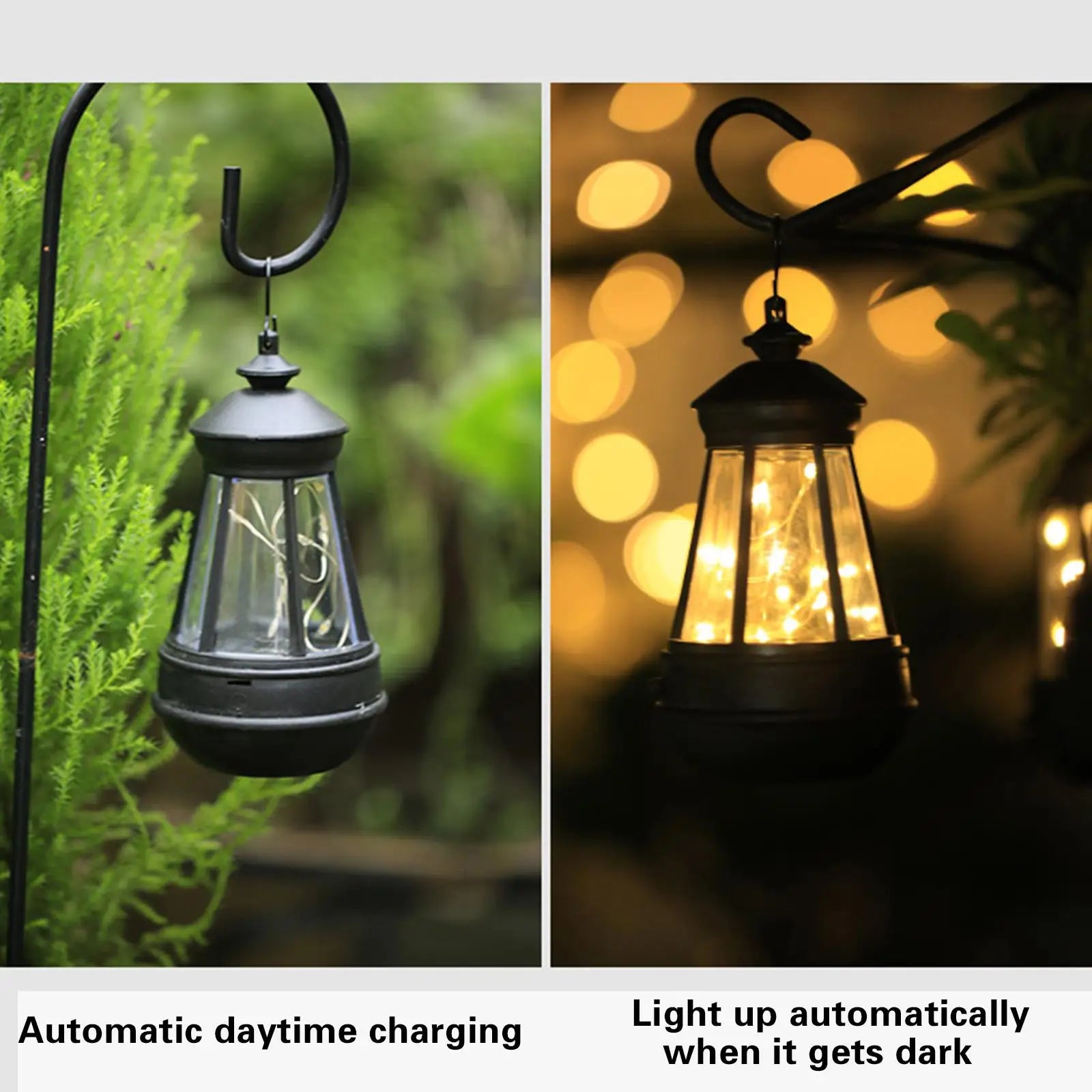 lampes solaires étanches rétro pour extérieur jardin et décoration - vue 9 sur 8