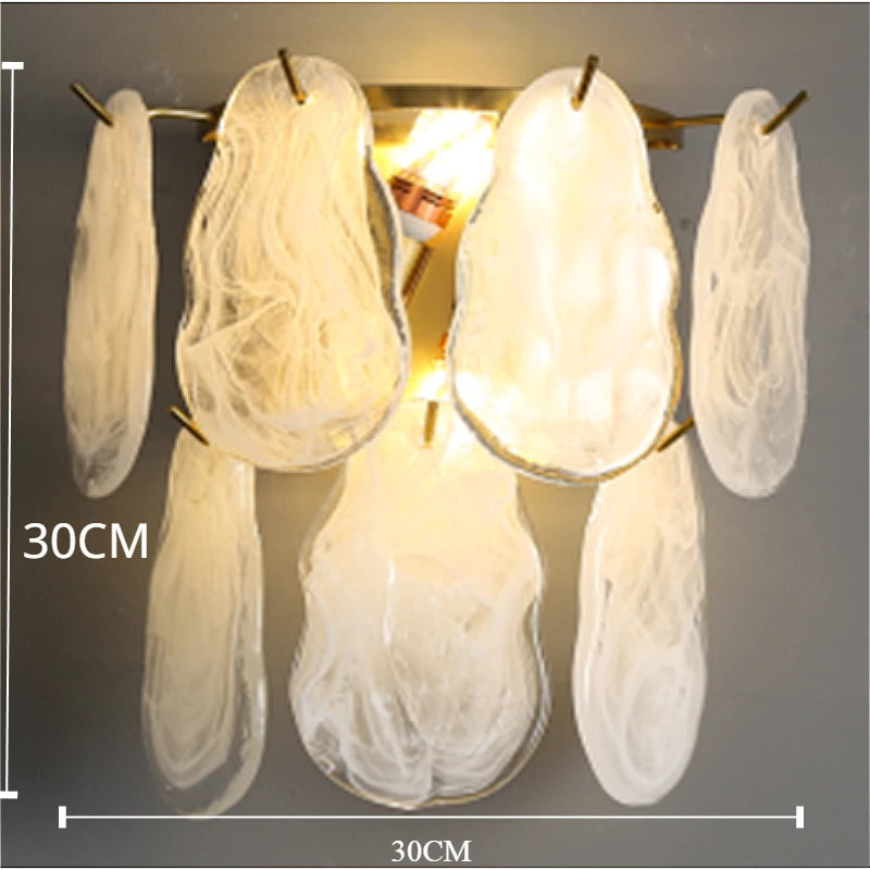 applique murale en verre à led pour décoration moderne intérieure - vue 11 sur 15