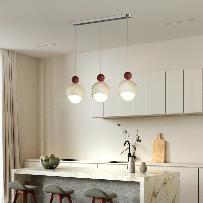 lustre à vent avec éclairage variable pour décoration moderne - vue 4 sur 8