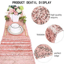 Chemin de table à paillettes doré argent rose