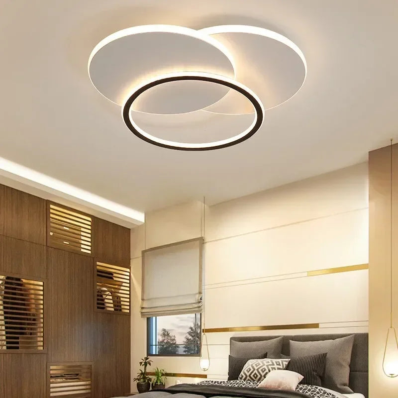 plafonnier led moderne lustre décoratif pour intérieur - vue 7 sur 9