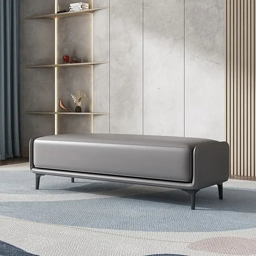 tabourets en cuir italien design pour salon et chambre - vue 15 sur 15
