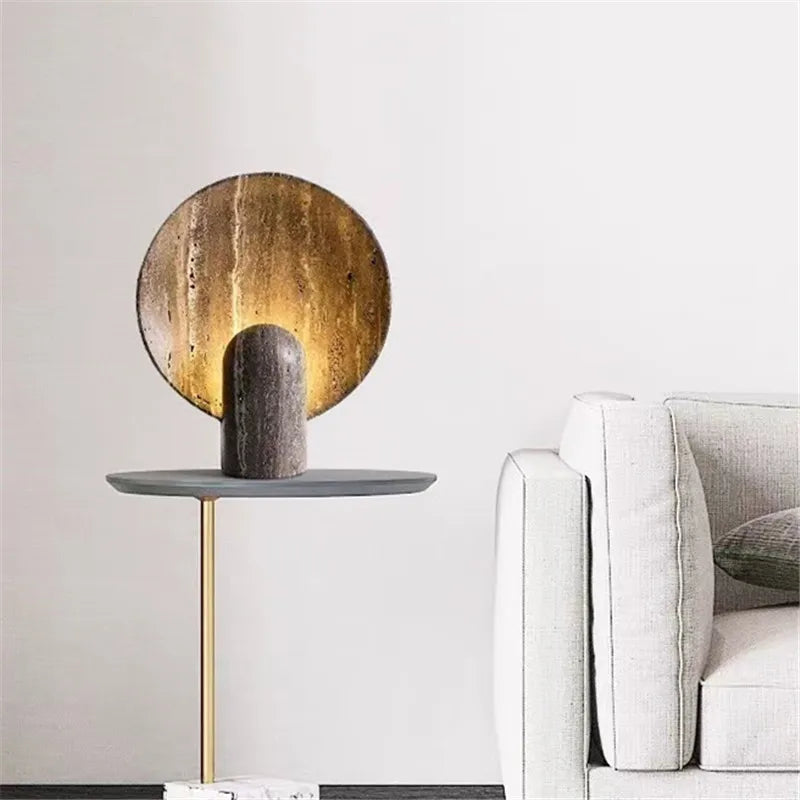 lampe de bureau créative en marbre pour décoration moderne - vue 3 sur 7