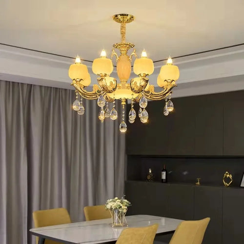 lustre moderne en alliage de zinc style rétro pour ambiance chaleureuse