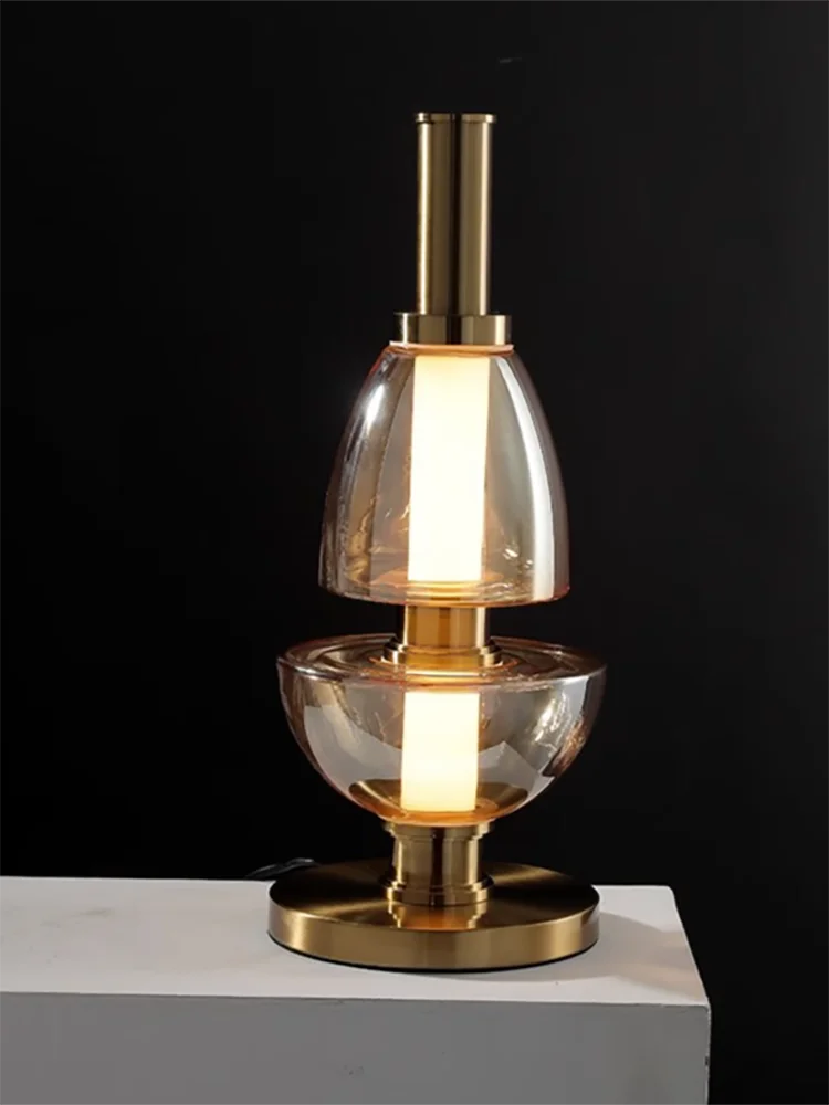 lustre en verre design nordique pour espace moderne - vue 5 sur 11