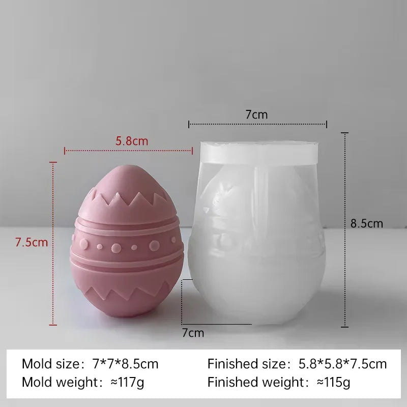 moule à bougie en silicone pour œufs de pâques à créer soi-même - vue 10 sur 21
