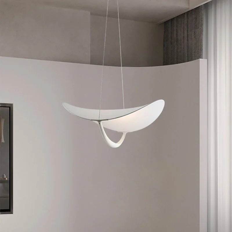Lustre led en métal design italien moderne décorative - vue 6 sur 8