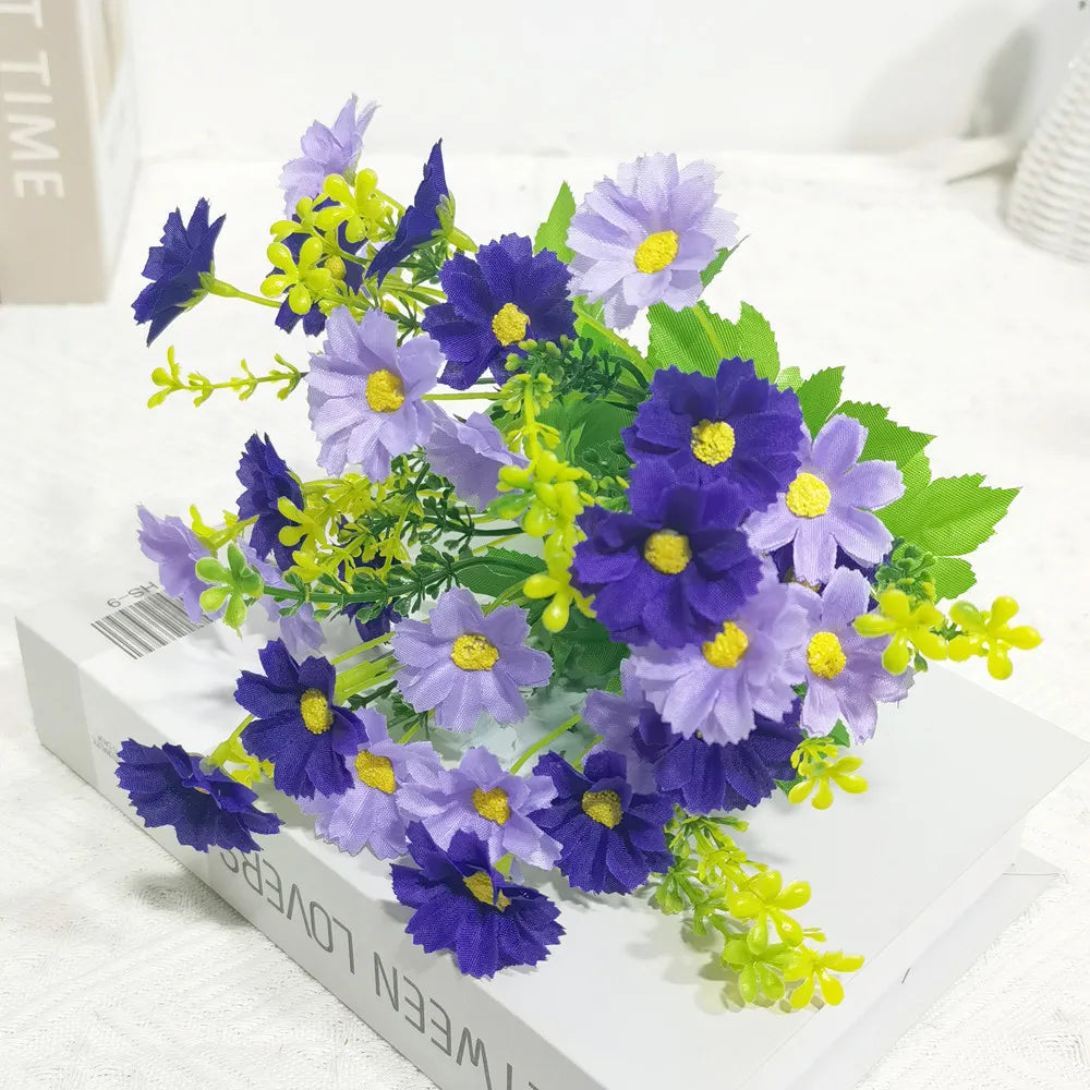 lot de fleurs artificielles résistantes aux uv pour décoration extérieure - vue 14 sur 16