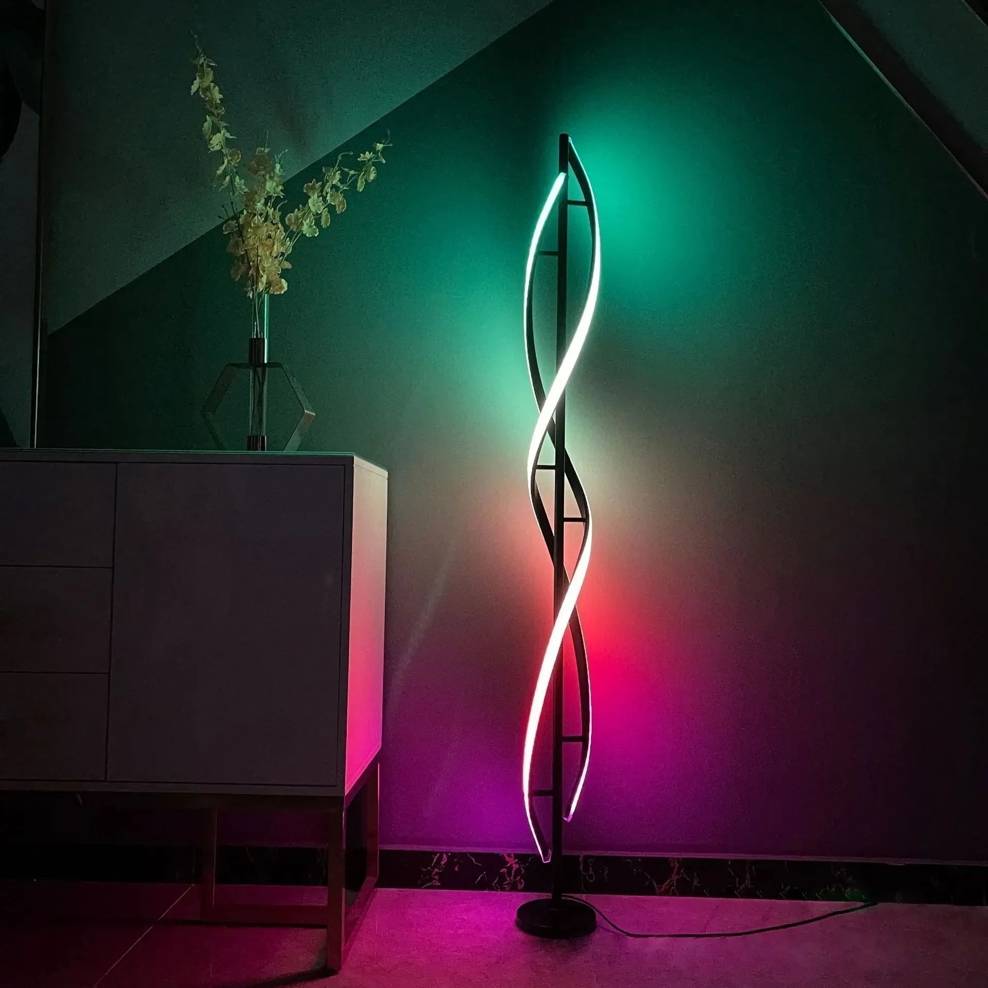 Lampe verticale LED bureau lumière Foom déco chambre - vue 7 sur 10