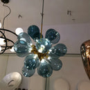 lustre nordique boule verre led décoration maison suspendu