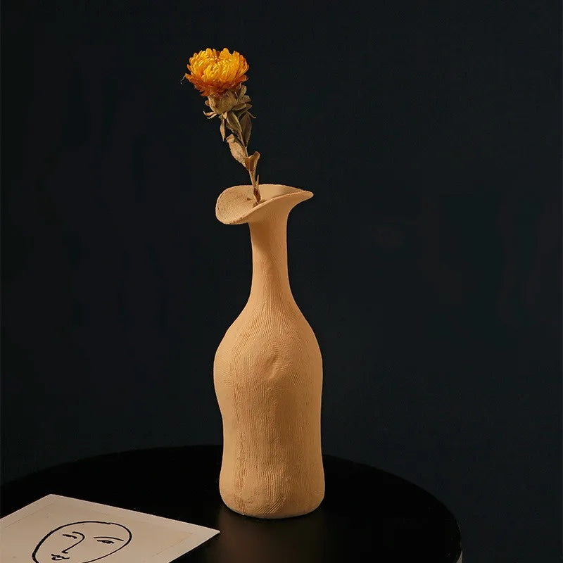 décoration moderne style nordique vase arrangement floral simple - vue 3 sur 10