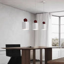 lustre led moderne avec cordon métallique ajustable