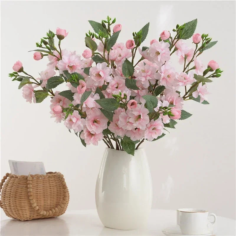 bouquet de roses artificielles en soie pour décoration intérieure - vue 5 sur 11