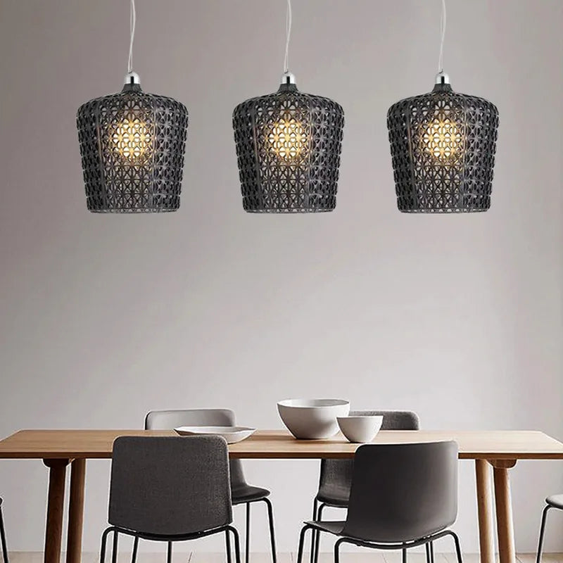 lustre suspendu à led en acrylique design nordique pour éclairage intérieur - vue 5 sur 16