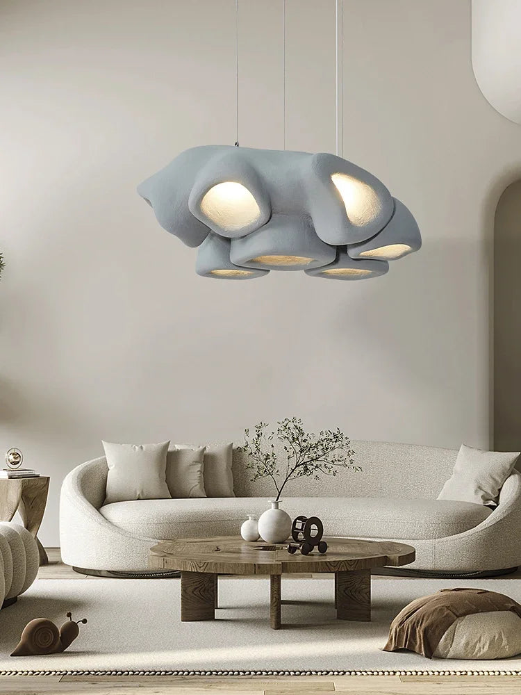 Nordic wabi sabi minimalist chandelier for interior decoration - vue 4 sur 11
