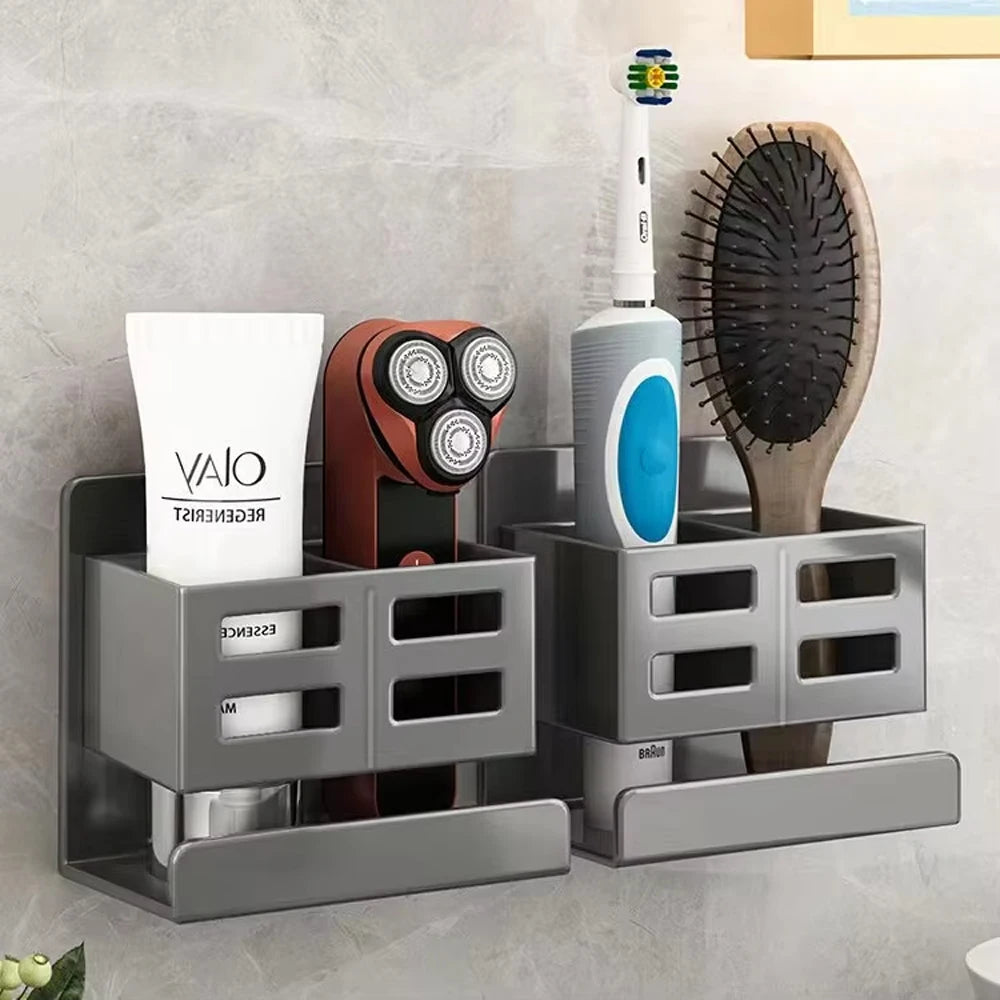 porte-brosse à dents multifonctionnel pour rangement salle de bain - vue 5 sur 8
