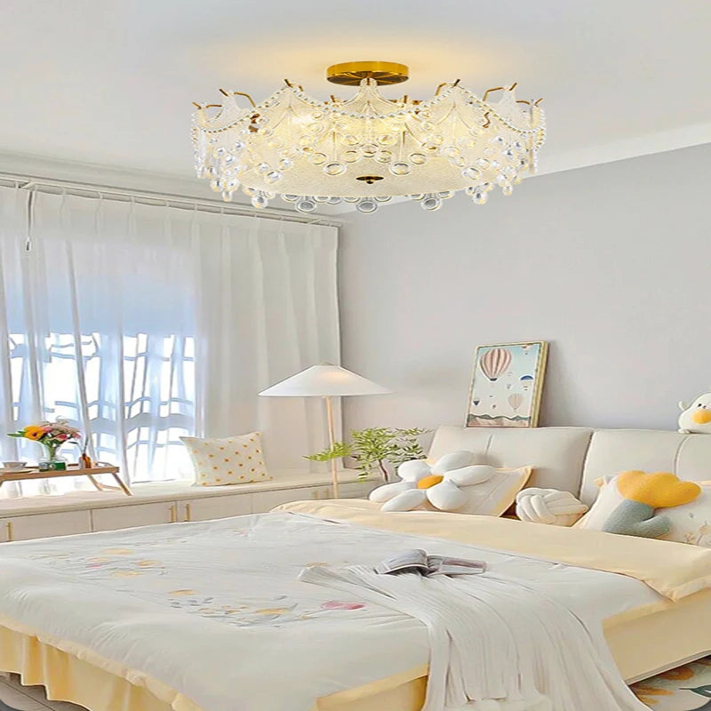 lustre led post-moderne suspendu de luxe pour intérieur - vue 5 sur 9
