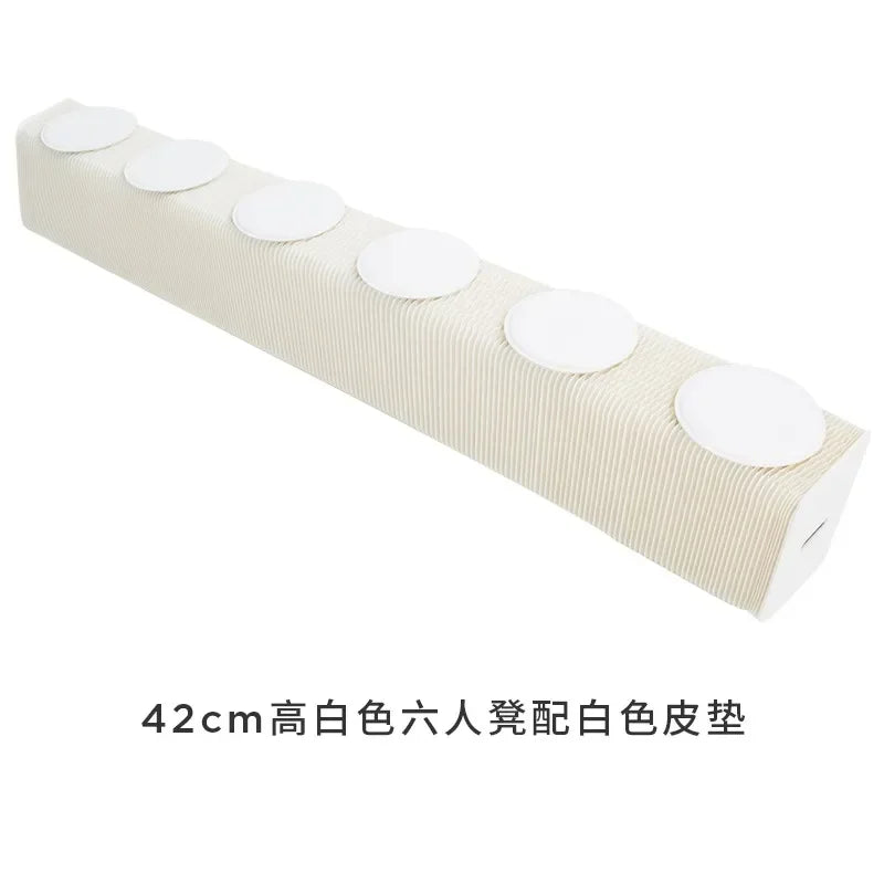 Creative and Environmentally Friendly Folding Retractable Low Stool, Fashionable Bench, Home and Restaurant, Paper Folding Chair - vue 18 sur 22