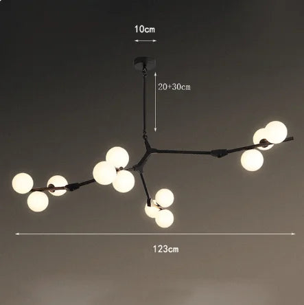 Modern pendant light minimalist dimmable indoor decor - vue 9 sur 12