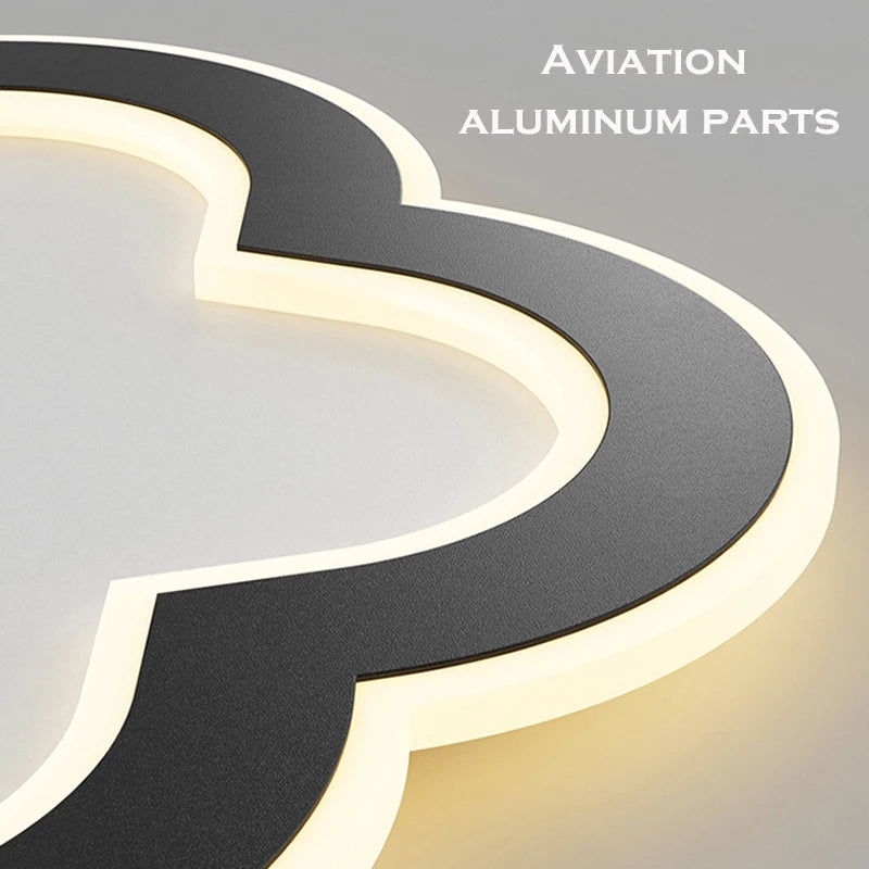 Lampe d'allée ronde Simple plafonnier à LED Dia 25cm monté plafonniers de cuisine créatifs plafonnier carré pour la maison intérieure