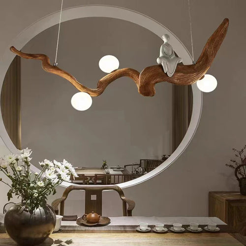 suspension en résine zen style chinois pour décoration intérieure